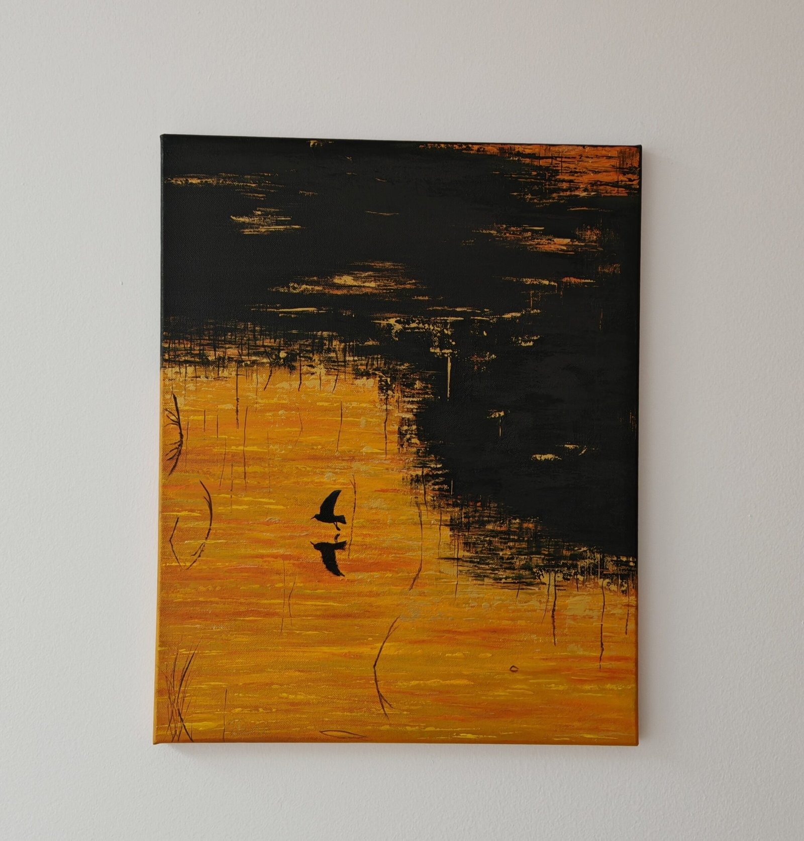 LAKE TINTED BY SUNSET II